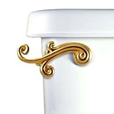 IMAGE OF Scroll Toilet Flush Handle - Front Mount - Antique Nickel