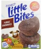 Entenmann's Little Bites Fudge Brownie Muffins 9.75 Oz - 6 Boxes