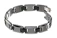 Tungsten & Black Ceramic Men`s Bracelet