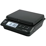American Weigh Scales Table Top Postal Scale, Black