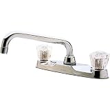 Price Pfister T35-028 Bedford Deck Mount Kitchen Sink Faucet T35-028 Polished Chrome