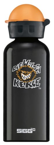 Sigg 8051.80 Trinkflasche Die Wilden Kerle Classic, black, 0.4 l