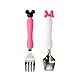 Minnie and Mickey Style Baby Tableware Spoon and Fork Sets(Made in Japan) (Minnie)