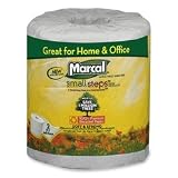 Marcal Small Steps 100% Premium Recycled 2-Ply Embossed Toilet Tissue, 48 Rolls/Carton (6079)