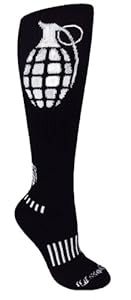 MOXY Socks THE Ultimate Grenade Knee-High Socks (Black)