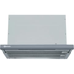 Bauknecht DNHV 5460 SG/MOD Dunstabzugshaube / 60 cm / 460 m3/h / Abluft / silbergrau