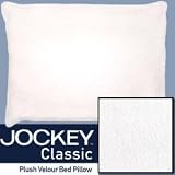 Jockey Classic Plush Velour Bed Pillow 20 X 28