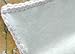 Cashmere Baby Blanket, Off-White with Light Pink Trim