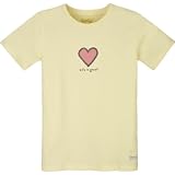 Life is Good Girls Crusher Heart Tee