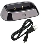 Brandnew Blackberry OEM Charging Pod with microUSB Sync Transfer Data Cable for Blackberry 8220 Pearl Flip