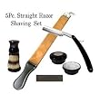 5 Pc Straight Razor Shaving Set / Kit