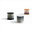 Spool Coffee Table Fabric: Black