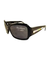 Salvatore Ferragamo Sunglasses 2128G BLACK 10187 by Salvatore Ferragamo