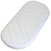 Linens Limited Deluxe Quilted Moses Basket Mattress, 65 x 28 x 3.5 Cm