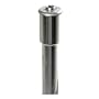 Origin8 1" Threaded to 1-1/8" Threadless Quill Stem Adapter - Silver