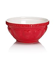 Melamine Heart Mixing Bowl