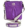 Coach Madison Leather Crossbody Messenger Swingpack Bag 43289 Plum