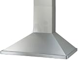 Review Faber  / Faber Classic Collection 6032409 Nova Wall Mount Chimney Range Hood with 600 CFM Internal Blower, Pop-Down Variable Speed Control, Halogen Lights and Convertible to Ductless: 36 in. Width