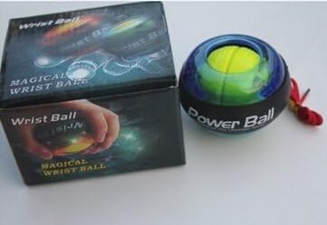 New Style Power Gyroscope LED Wrist Strengthener Ball+speed Meter / Power Grip Ball / Power Ball / Force Ball (BLUE)