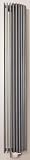 Schulte H6436180 87 Design Heizk&ouml;rper London Corner mit Mittelanschluss, H1800 x B360 mm, 1454 Watt, Stahl Pulver beschichtet, silbermetallic