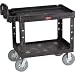 31duU31fTLL. SL75  Honey Can Do CRT 01451 Heavy Duty Rolling Utility Cart, Chrome Wire, 3 Tier