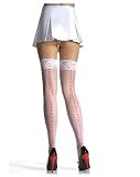 31duWCTEsWL. SL160  Lace Top Stockings W/Red Hearts