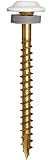 GRK 772691400604 MSS-Zip-Tip Number-9 by 1-Inch Bulk Box Screw, White, 3000-Piece [並行輸入品]