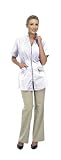 Canyon Rose Tuxedo Front Esthetician's Jacket