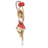 Red and White Cheerleader Christmas Ornament #Mw763032