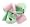~ Blooming Bows Twist Hair Bow Bubble Gum Pink/Hot Pink Barrette