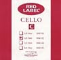 Super-Sensitive Red Label Cello C String, 1/4