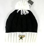Dallas Stars Womens Cuffed Ball Top Beanie Hat