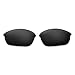 Walleva Replacement Lenses for Oakley Half Jacket 2.0 Sunglasses - Multiple Options Available (Black - Polarized)
