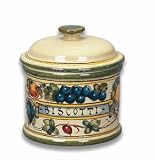 Handmade Toscana Bees Biscotti Jar from Italy