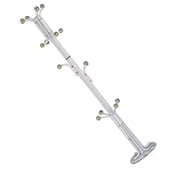 Womens Ladies Free Standing White Metal Purse Handbags Belts Scarfs Accessories Tree Stand Rack