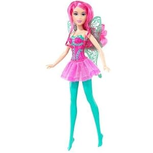 Barbie Fairytopia Doll with Pink Hair Mattel Princess and Fairy Dolls by Mattel