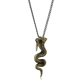 Vanessa Mooney Cobra Snake Pendant On Long Gun