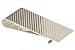 Handcrafted sterling silver large money clip with diagonal lines