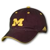 Michigan Wolverines Adidas Hats - Washed