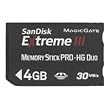 SanDisk Extreme III 4 GB Memory Stick Pro-HG Duo