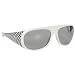 Spy Hourglass Sunglasses Checkers/Grey Silver Grad Lens