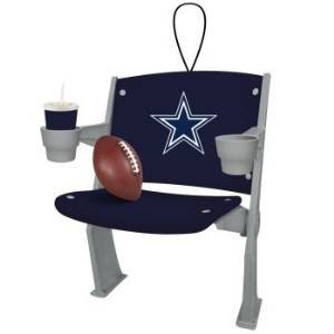 NFL Licensed Dallas Cowboys Team Stadium Chair Ornament