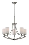 Quoizel IG5005BN Imogen 5 Light Rod Hung Chandelier