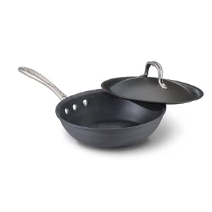 Calphalon Commercial Hard-Anodized 9-Inch Chef's Skillet with Lid by Calphalon