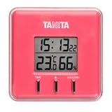 TANITA デジタル温湿度計 ピンク TT550-PK
