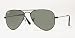 Ray Ban Sunglasses Aviator Small Metal RB3044 L0207 Arista/Crystal Green, 52mm