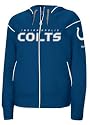 Indianapolis Colts Woman's Dazzle Trim Shuttle Hoodie