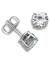 14k Round Diamond Prong Stud Earring (0.30 ct.tw.)
