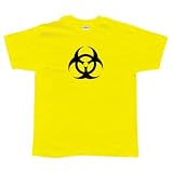 Biohazard Symbol Yellow T-Shirt