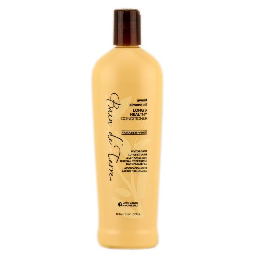 Bain De Terre Long and Healthy Conditioner, Sweet Almond Oil, 13.5 Ounce
